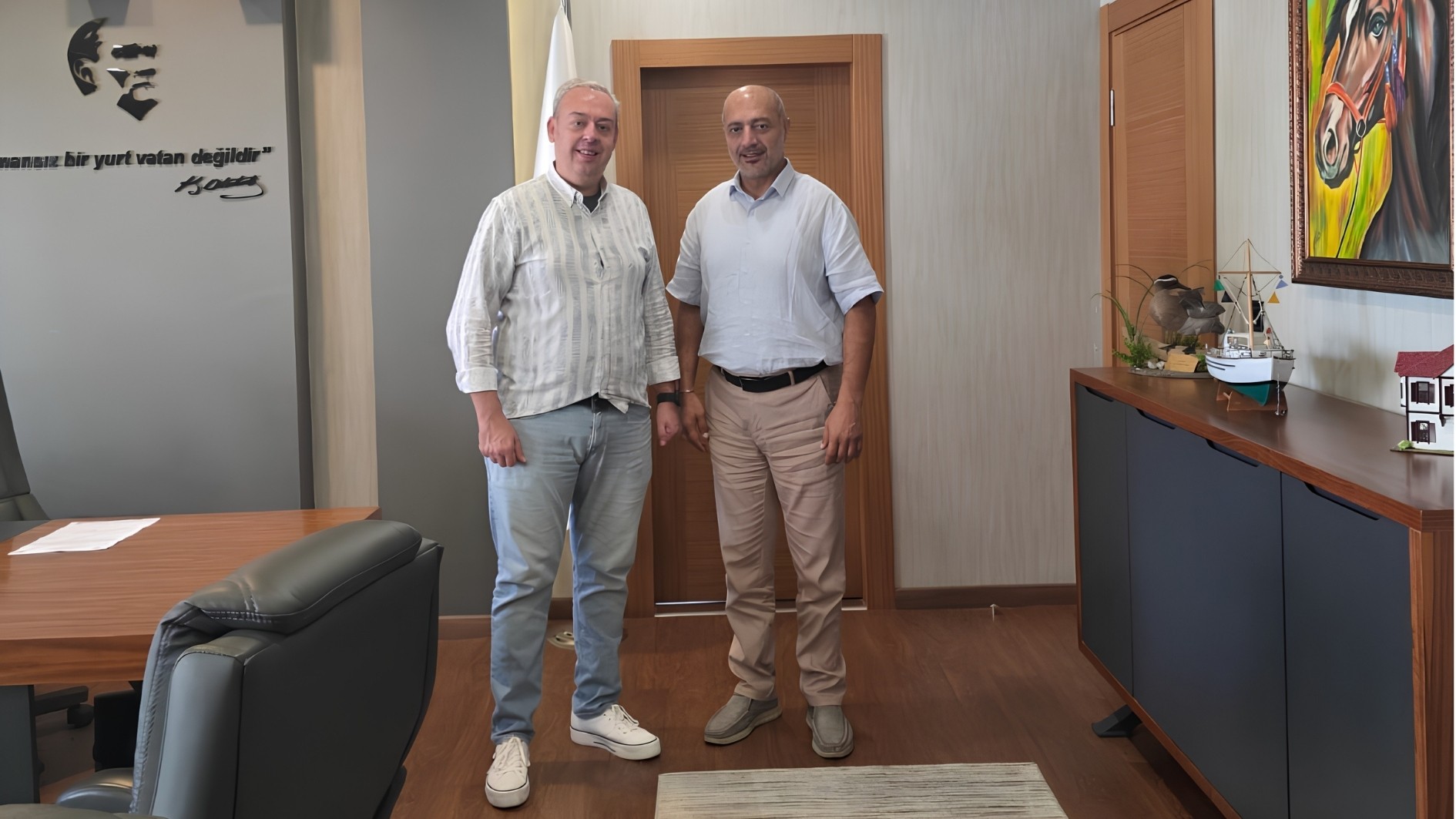Gaziemir Orman İşletme Müdürü Mehmet Çaprazlı’ya Teşekkür Ziyareti